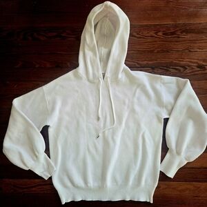 Philosophy White Hoodie Sweater